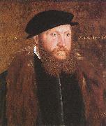 Hans holbein the younger Man in a Black Cap oil painting on canvas